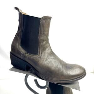 Frye Deep Tan Genuine Leather Chelsea Boots Size 7.5